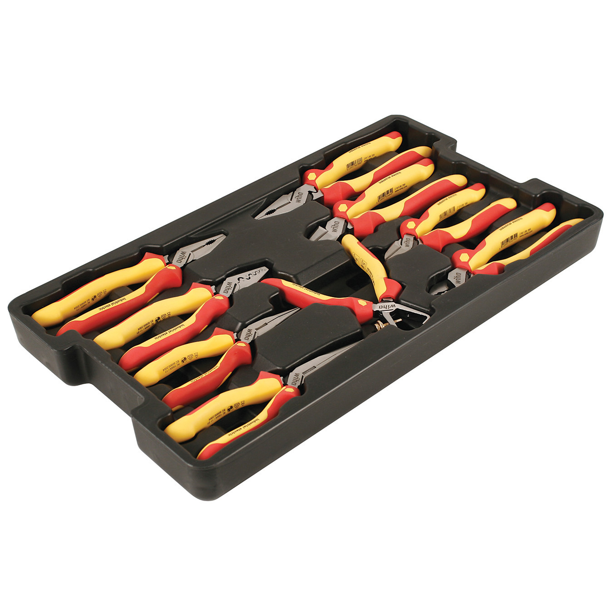 Wiha Tools 9 Piece Insulated Pliers-Cutters Set, Model #32999